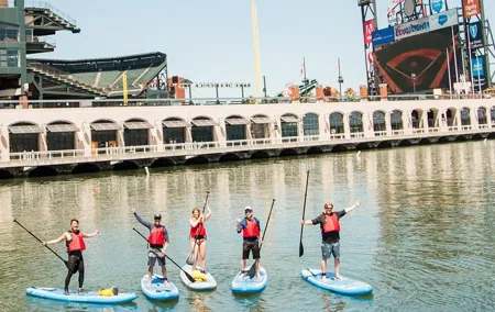 Stand-Up Paddleboarding in San Francisco's Mission Bay