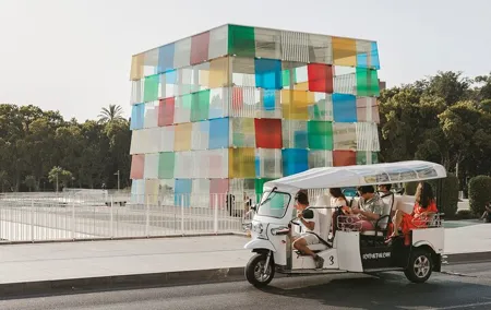 Expert Tour of Malaga in Private Eco Tuk Tuk