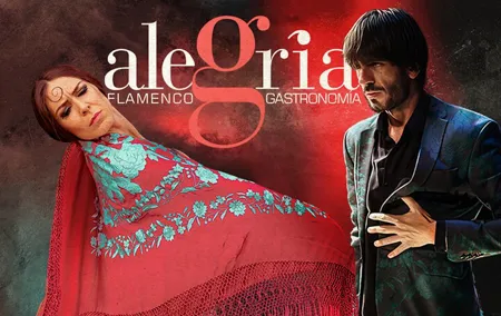 Authentic flamenco show. Alegria and gastronomy Malaga