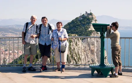 Gibraltar with St Michael Caves Guided Tour from Costa del Sol
