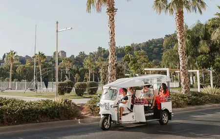 Welcome Tour to Malaga in Private Eco Tuk Tuk