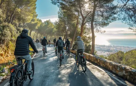 Malaga 2 Hours E-Bike Tour with Gibralfaro Forest