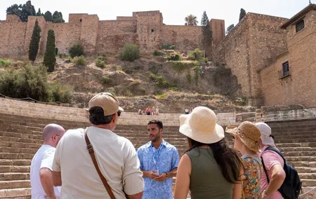 Malaga Private Tour, Roman Theatre, Alcazaba with Tickets Included