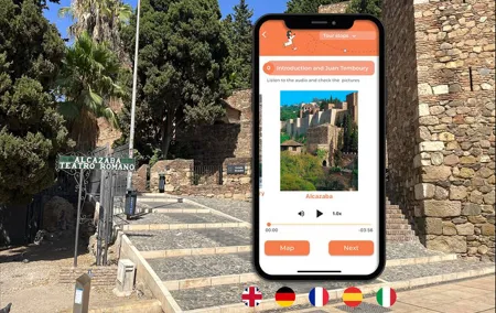 Alcazaba Malaga Self-guided tour created by Local guide + Entrance