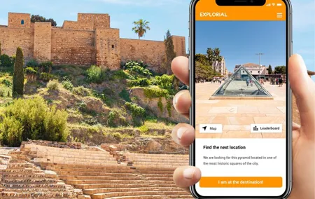 Malaga Scavenger Hunt and Sights Self-Guided Tour