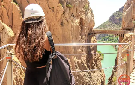 From Malaga Caminito del Rey Sunset Trip and Guided Tour