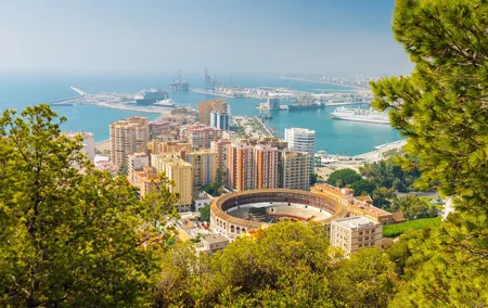 Half-Day Private Taxi Tour to Malaga Historic Center