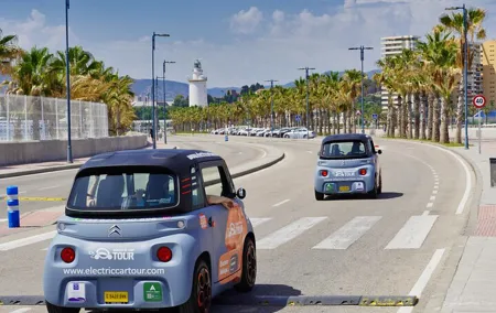 Málaga Premium Tour by Electric Car. Private 5-Hour Experience