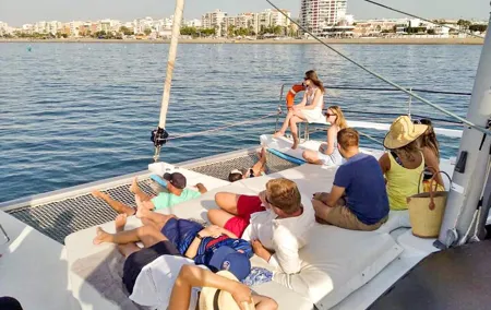 Mediterranean Boat Tour with paella lunch and transport included!