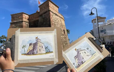 Tour and Drawing in Mijas