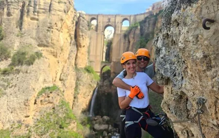 From Marbella: Guided Via Ferrata Tour in the Tajo de Ronda