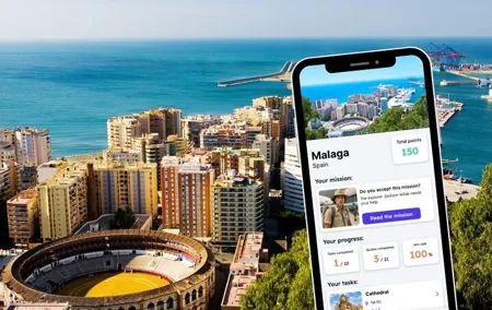 Málaga Exploration Game and City Tour on your Phone