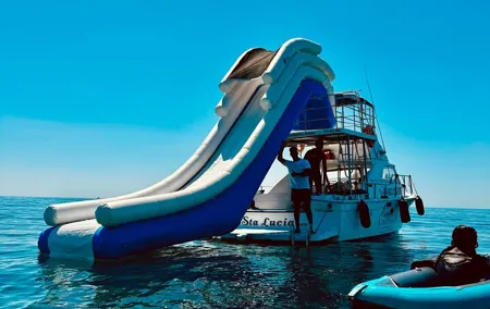 Private Boat Tour with Snorkel Slide and Activities