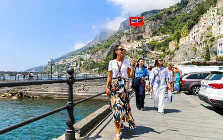 Amalfi Coast Tour: Positano, Amalfi & Ravello from Naples