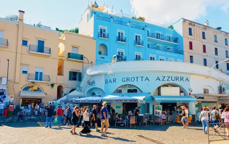 From Naples: Capri and Anacapri Small Group Tour + Ferry
