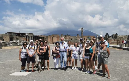 Naples Shore Excursion: Pompeii Half Day Trip from Naples
