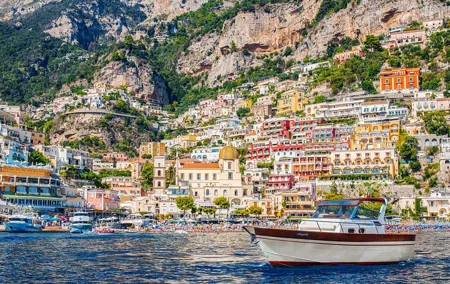 Full day Small Group Boat Tour of the Amalfi Coast from Naples