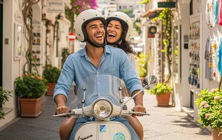 Self driven private audioguided Amalfi Coast Vespa Tour