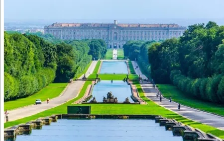Royal Palace of Caserta tour and winery Cantina sul Vesuvio .