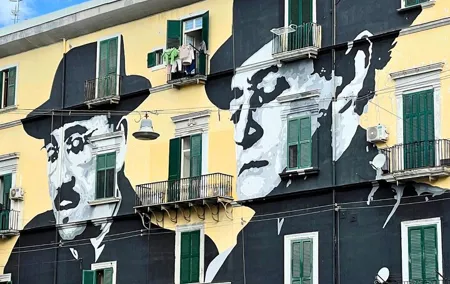 Naples Murals Catacombs and Folklore Sanità District Tour