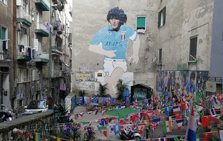 Tour of Naples and his Idol Diego Armando Maradona