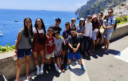 From Ashes to Azure: Private Pompeii & Amalfi Coast with Pick Up