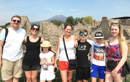Shore Excursion Tour for Kids from Naples to Pompeii and Amalfi Coast