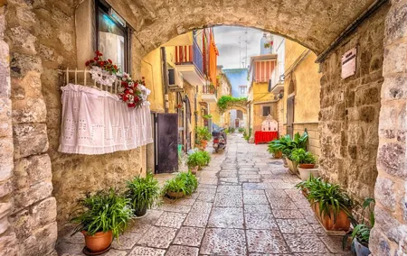 Private transfer from Naples to Bari with 2h for sightseeing stop