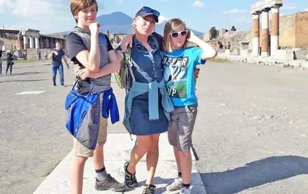 Shore Excursion Tour for Kids from Naples Port to Pompeii and Vesuvius