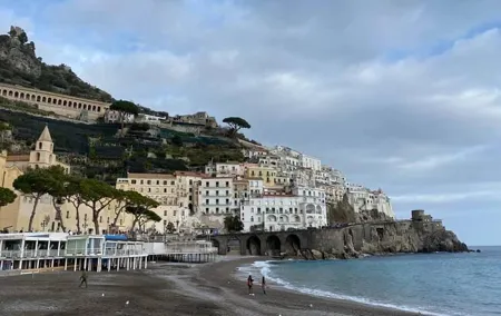 Amalfi coast from Naples