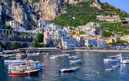 Amalfi Coast Tour and Boat Excursion From Naples with Transfer