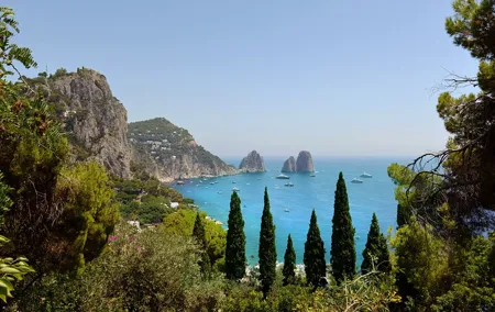Small Group Capri Anacapri and Blue Grotto Tour from Rome