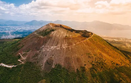 Vesuvius and Pompeii from Naples or Sorrento
