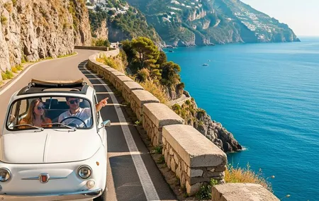 Private Amalfi Coast tour by Vintage Fiat 600 from Naples