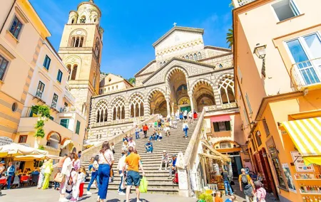 From Naples: Amalfi Coast Private Tour in a Mercedes Van