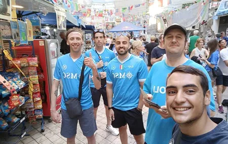 SCC Napoli Game Experience with a Maradona tour & local in Naples