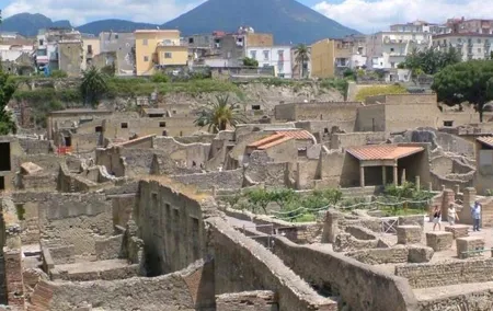 Shore excursion Herculaneum Mt Vesuvius and winery visit