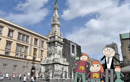 Family tour of the historical center of Naples
