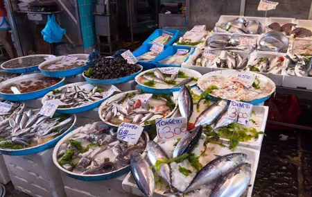 Small Group Market tour and Cooking class in Ercolano