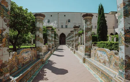Naples Walking Tour of Santa Chiara Complex