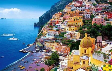 From Naples to Sorrento, Positano, Amalfi and Ravello Tour