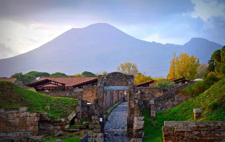 One Day, Two Treasures: Transfer to explore Vesuvius and Pompeii