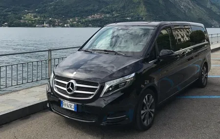 Pompei and Sorrento city sightseeing from Naples by luxury Mercedes van