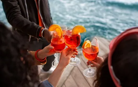 Naples Posillipo Boat Tour at Sunset Aperitif and Bath