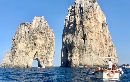 Capri Catamaran Tour with Guide from Ischia