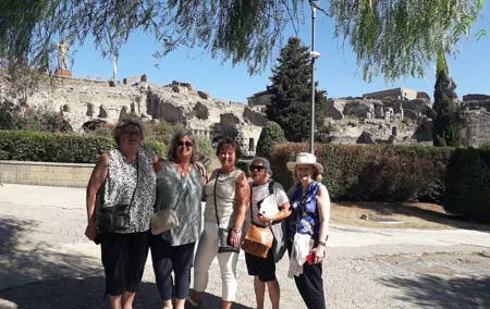 Pompeii and Herculaneum Skip-The-Line with Lunch&WineTasting from Naples Port