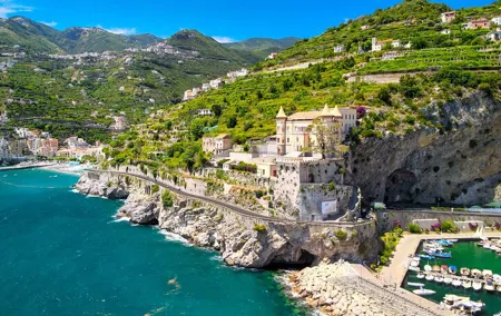 Private day trip from Naples to Maiori and Minori, local driver