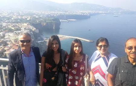 Food tour with tastings , Oil , Limoncello and local wine .