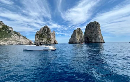 Private Boat tour from Naples to Capri Island onboard Pardo 43