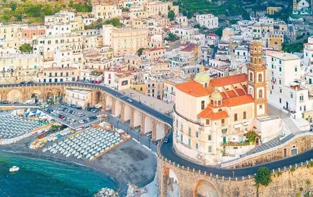 Naples to Sorrento, Positano, Amalfi and Salerno 10 hours trip